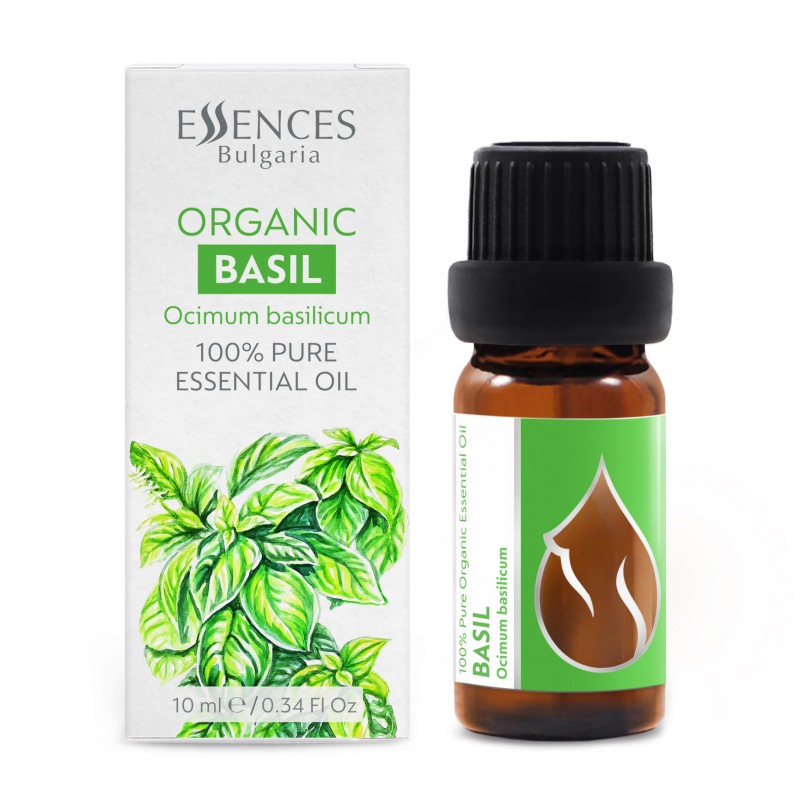 Organic Basil - 100% pure and natural essential oil (10ml)