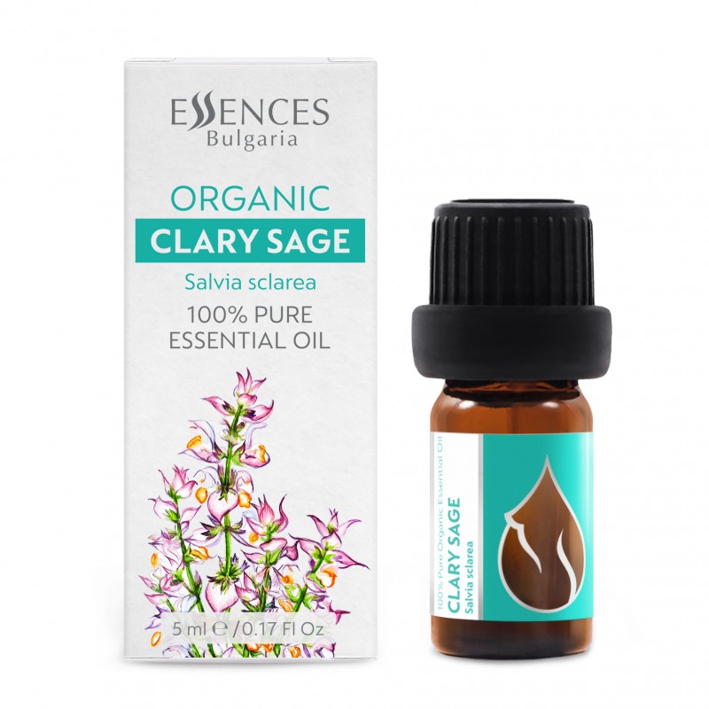 Organic Clary Sage - 100% pure and natural essential oil 