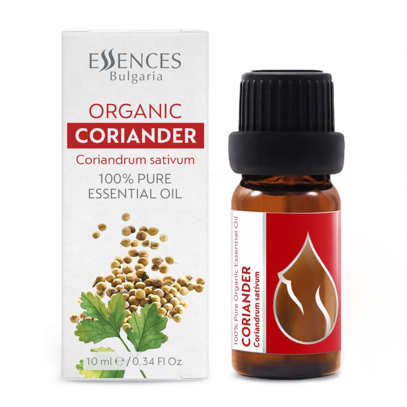 Organic Coriander  seeds - 100% pure and natural essential oil (10ml)