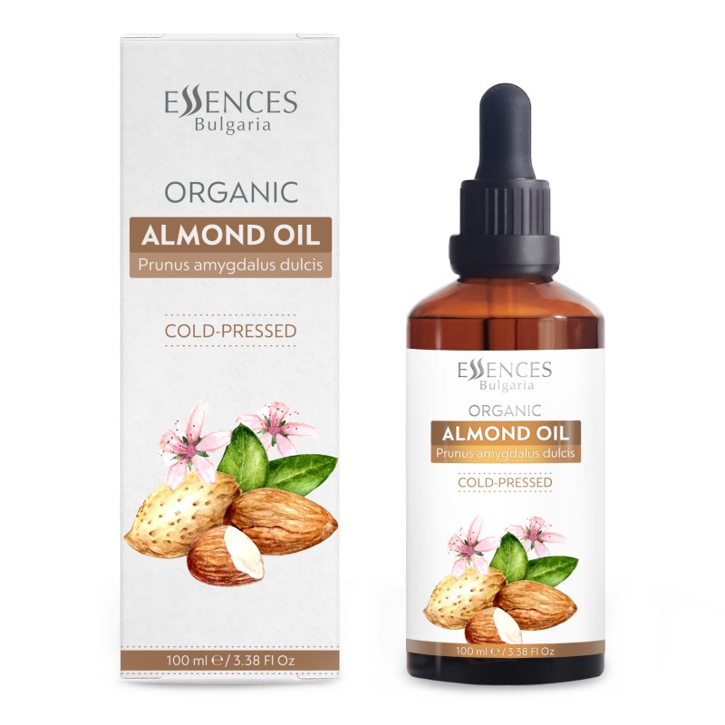 Organic Almond Oil - 100% pure and natural, cold-pressed oil (100ml)