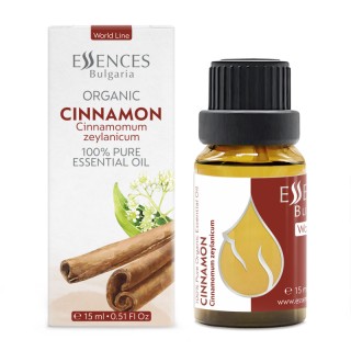 Organic Cinnamon - 100% pure and natural essential oil (15ml)