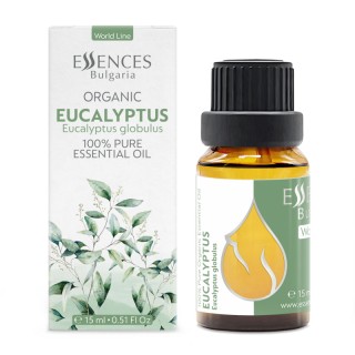 Organic Eucalyptus - 100% pure and natural essential oil (15ml)