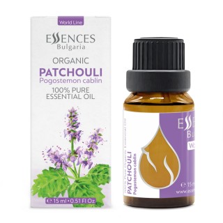 Organic Patchouli - 100% pure and natural essential oil (15ml)