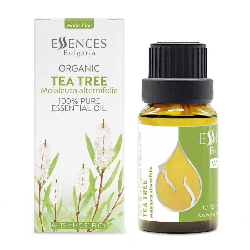 Organic Tea Tree - 100% pure and natural essential oil (15ml)
