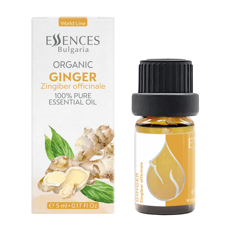 Organic Ginger - 100% pure and natural essential oil (5ml)