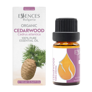 Organic Cedarwood - 100% pure and natural essential oil (10ml)