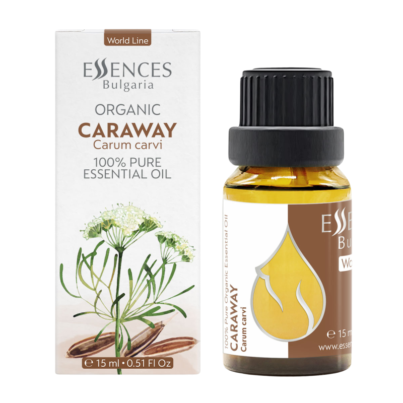 Organic Caraway - 100% pure and natural essential oil (15ml)