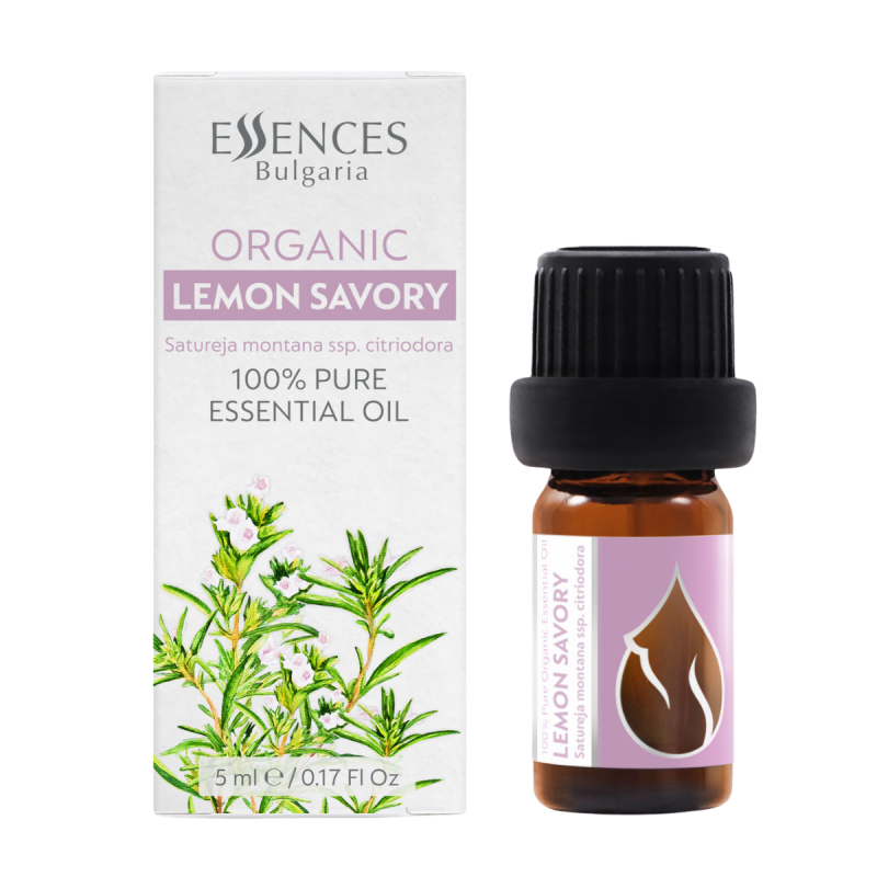 Organic Lemon Savory - 100% pure and natural essential oil (5ml)