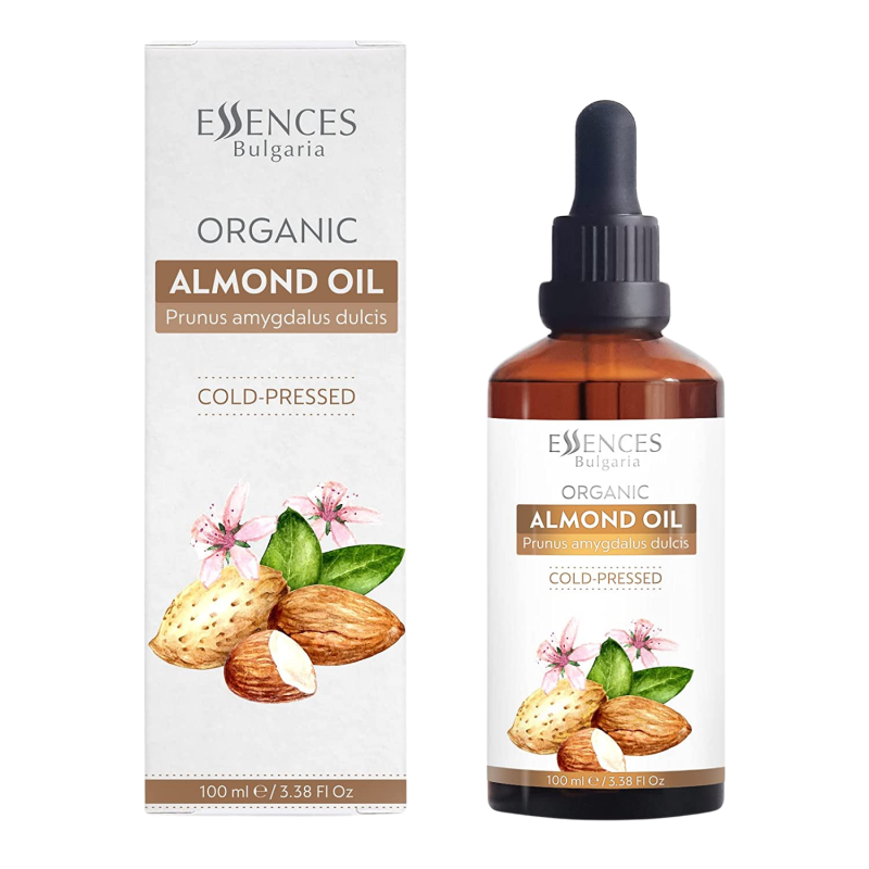 Organic Almond Oil - 100% pure and natural, cold-pressed oil (100ml)