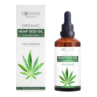 Organic Hemp Seed Oil - 100% pure and natural, cold-pressed oil (100ml)