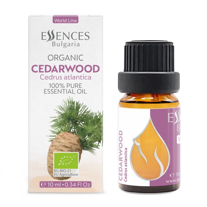 Organic Cedarwood - 100% pure and natural essential oil (10ml)