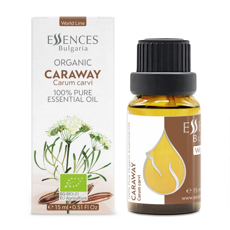 Organic Caraway - 100% pure and natural essential oil (15ml)