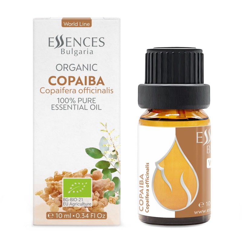 Organic Copaiba - 100% pure and natural essential oil (10ml)