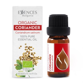 Organic Coriander  seeds - 100% pure and natural essential oil (10ml)