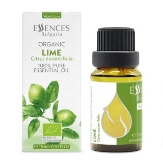 Organic Lime - 100% pure and natural essential oil (15ml)