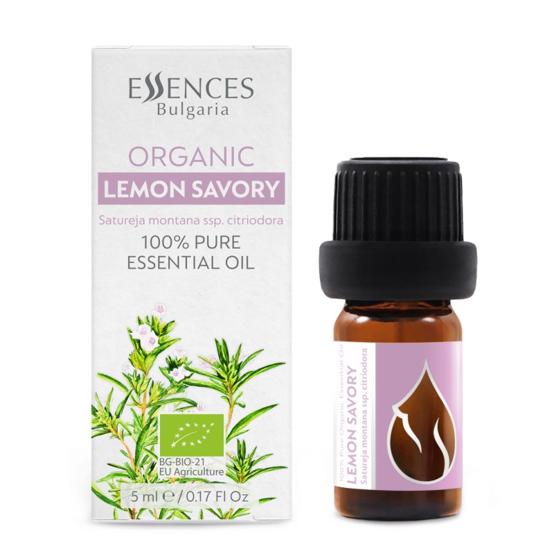 Organic Lemon Savory - 100% pure and natural essential oil (5ml)