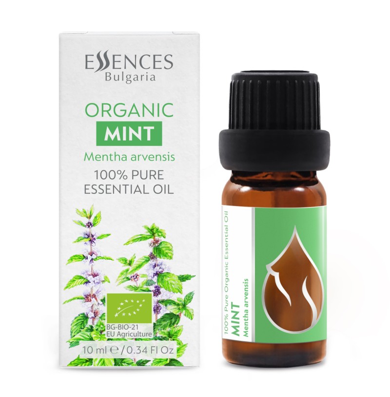 Organic Mint - 100% pure and natural essential oil (10ml)