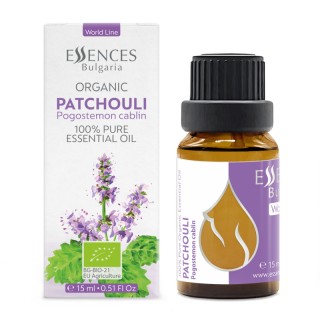 Organic Patchouli - 100% pure and natural essential oil (15ml)