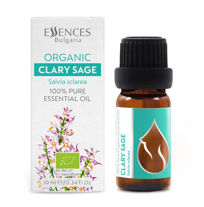 Organic Clary Sage - 100% pure and natural essential oil 