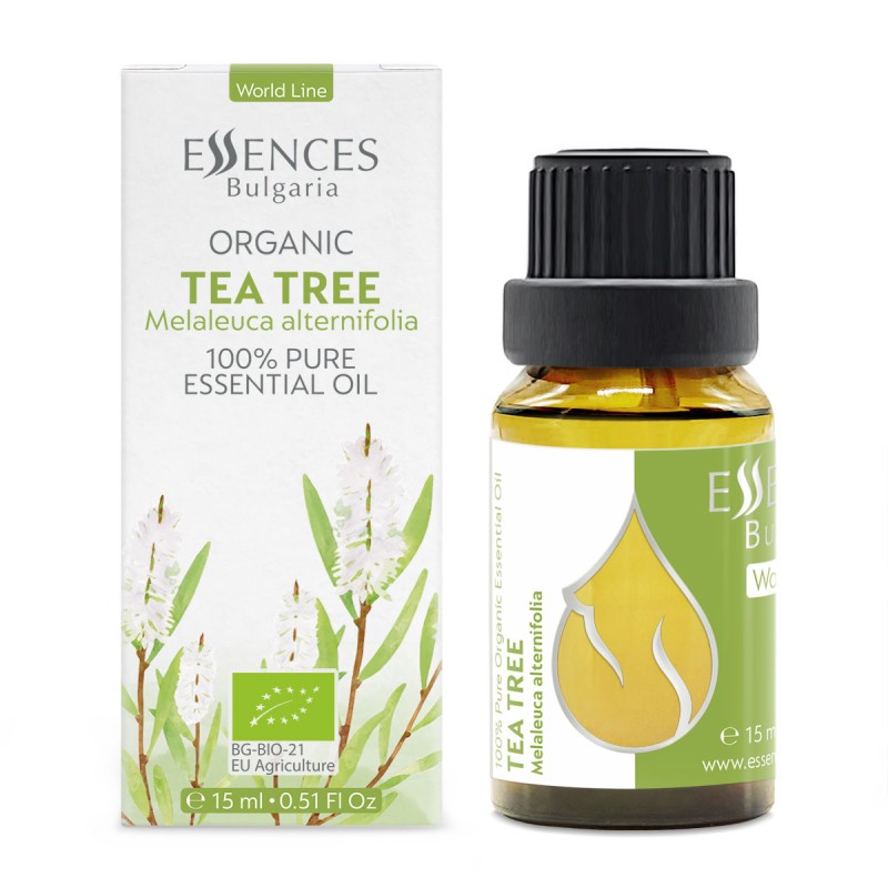 Organic Tea Tree - 100% pure and natural essential oil (15ml)