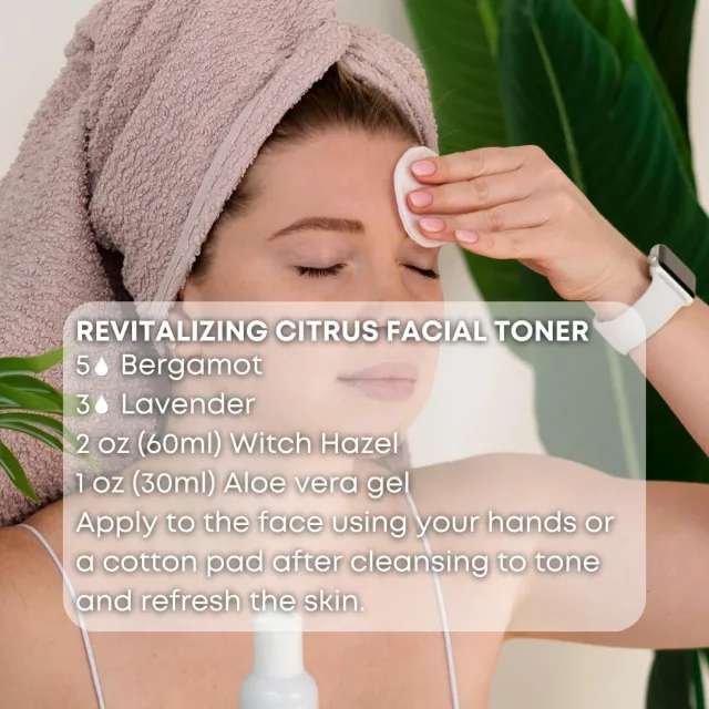 Essences bulgaria bergamot essential oil facial toner