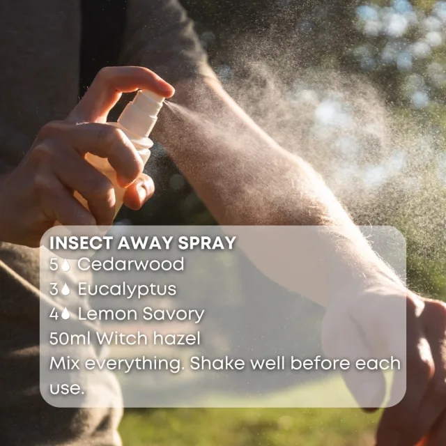 Essences bulgaria cedarwood essential oil insect spray