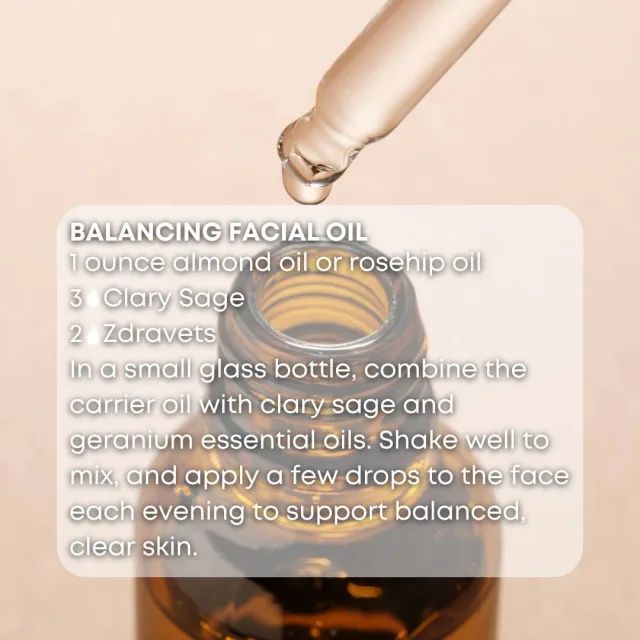 Essences bulgaria clary sage essential oil face oil