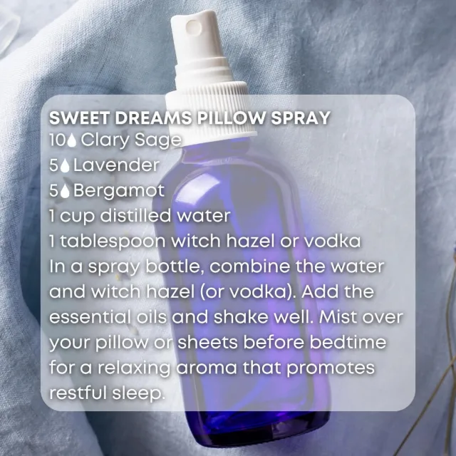 Essences bulgaria clary sage essential oil pillow spray