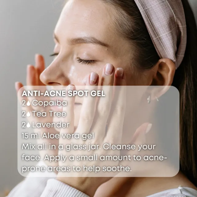 Essences bulgaria copaiba essential oil anti acne gel