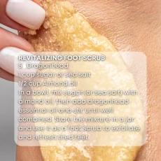 Essences bulgaria dragonhead essential oil foot scrub