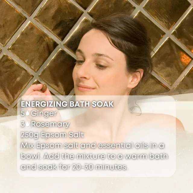 Essences bulgaria ginger essential oil bath soak