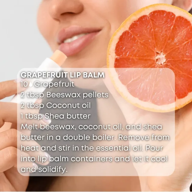 Essences bulgaria grapefruit essential oil lip balm