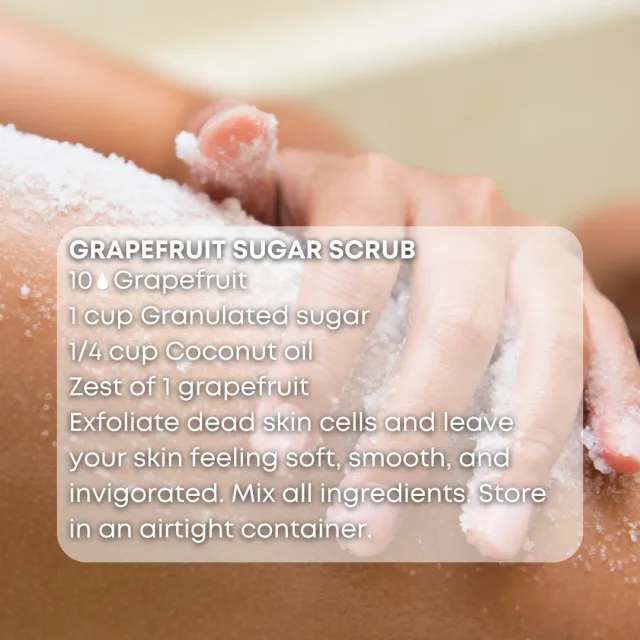 Essences bulgaria grapefruit essential oil sugar scrub
