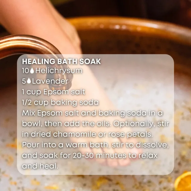 Essences bulgaria helichrysum essential oil bath soak