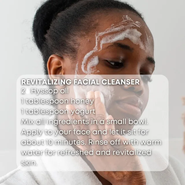 Essences bulgaria hyssop essential oil facial cleanser