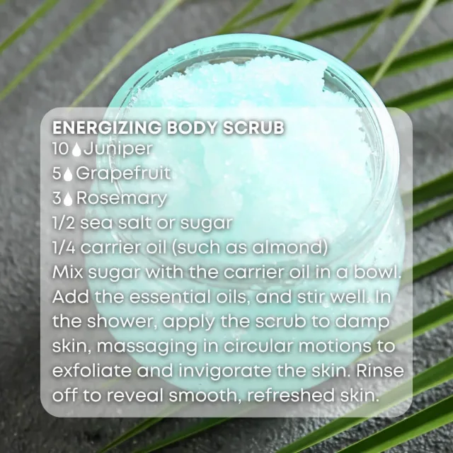 Essences bulgaria juniper essential oil body scrub