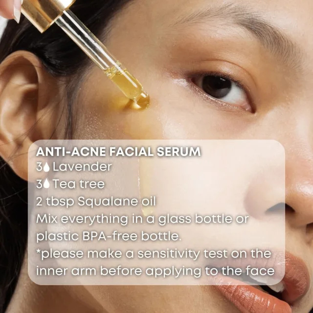 Essences bulgaria lavender essential oil anti acne facial serum