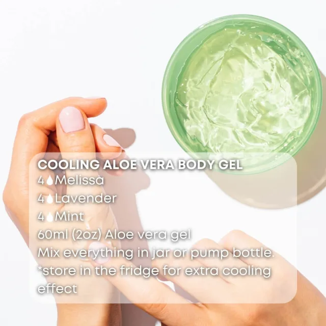 Essences bulgaria melissa essential oil body gel