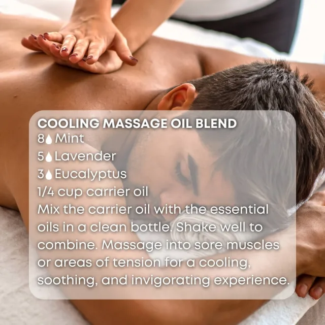 Essences bulgaria mint essential oil massage oil