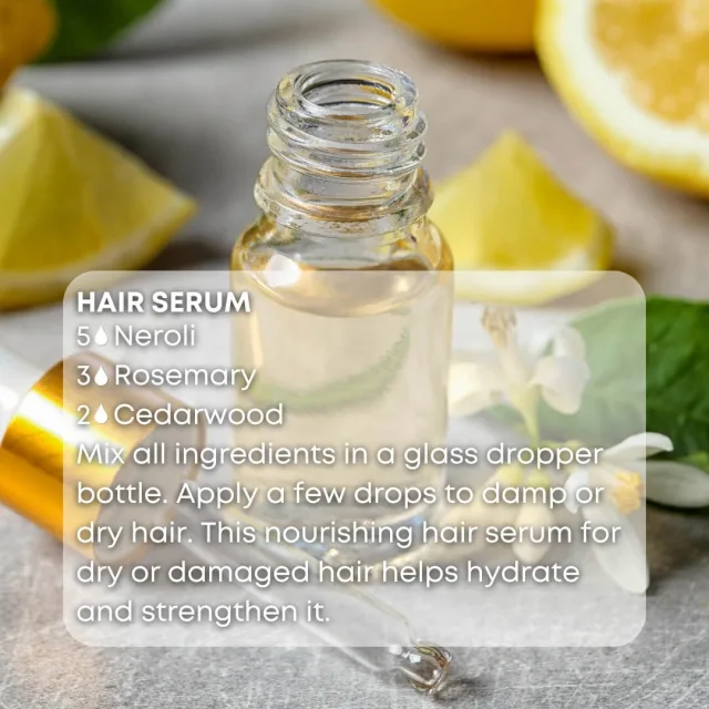 Essences bulgaria neroli essential oil hair serum