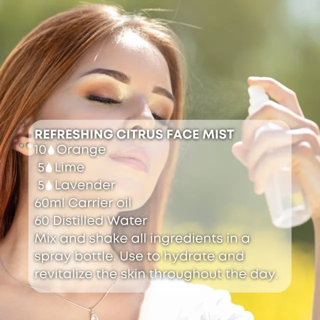 Essences bulgaria orange essential oil face mist