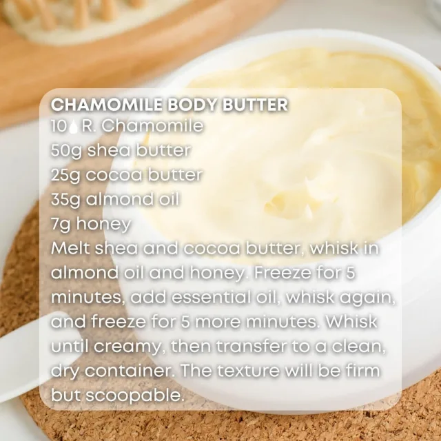 Essences bulgaria roman chamomile essential oil body butter