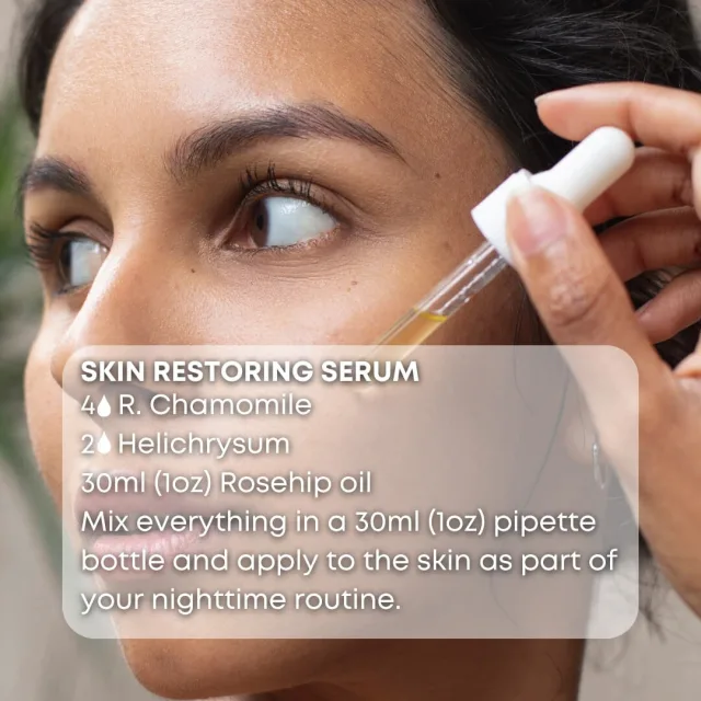 Essences bulgaria roman chamomile essential oil skin serum