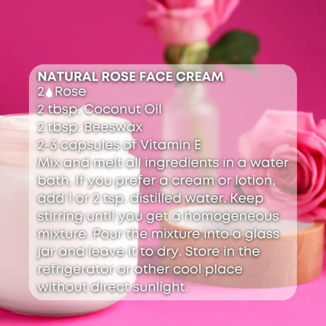 Essences bulgaria rose essential oil face cream