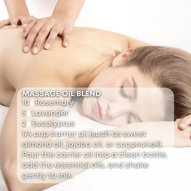Essences bulgaria rosemary essential oil massage blend