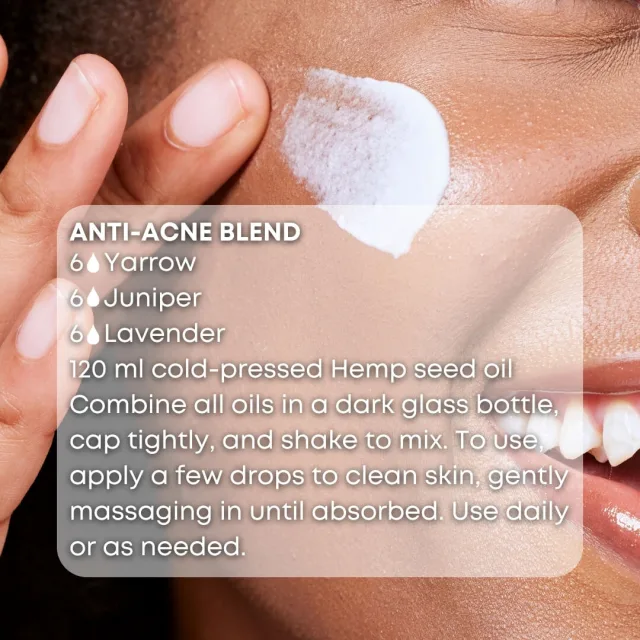 Essences bulgaria yarrow essential oil anti acne blend