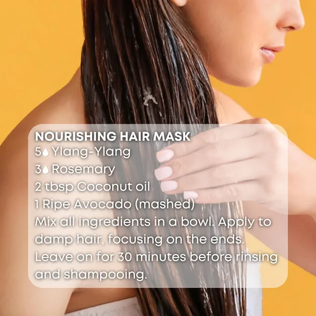 Essences bulgaria ylang ylang essential oil hair mask