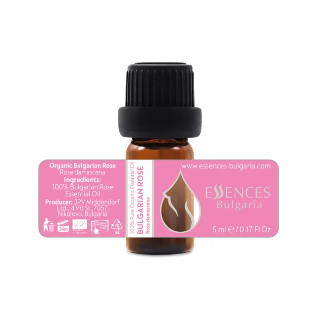 Rose 5 ml label