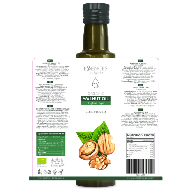 Walnut oil open label