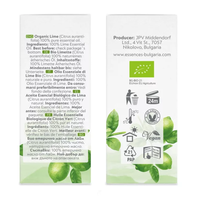 БИО Етерично масло Лайм 9